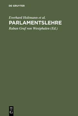 Parlamentslehre - Jürgen Bellers, Dieter Engels, Oscar W. Gabriel, Everhard Holtmann, Uwe Jun, Leo Kißler, Alexander Roßnagel, Gerlinde Sommer, Wolfgang Ullmann, Klaus Krimmer