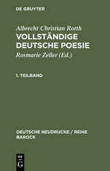 Vollständige deutsche Poesie - 