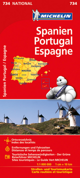 Michelin Karte Spanien / Portugal