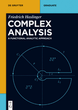 Complex Analysis - Friedrich Haslinger