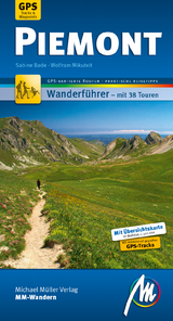 Piemont MM-Wandern Wanderführer Michael Müller Verlag - Sabine Bade, Wolfram Mikuteit