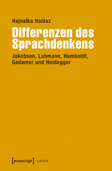 Differenzen des Sprachdenkens - Hajnalka Halász