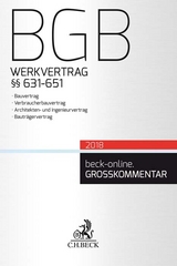 BGB-Werkvertrag §§ 631-651 - 