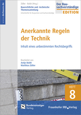 Anerkannte Regeln der Technik - Zöller, Matthias; Boldt, Antje; Boldt, Antje; Zöller, Matthias