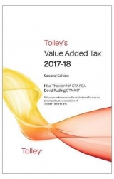 Tolley's Value Added Tax 2017-2018 (Second edition only) - Hemmingsley, Louise