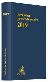 Beck'scher Fristen-Kalender 2019 - 