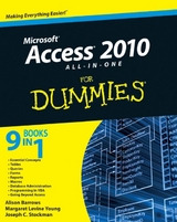 Access 2010 All-in-One For Dummies - Alison Barrows, Margaret Levine Young, Joseph C. Stockman