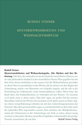 Mysterienwahrheiten und Weihnachtsimpulse - Rudolf Steiner