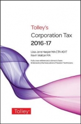 Tolley's Corporation Tax 2016-17 Main Annual - Harper, Lisa-Jane; Walton, Kevin