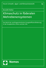 Klimaschutz in föderalen Mehrebenensystemen - Benedikt Walker