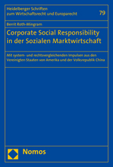 Corporate Social Responsibility in der Sozialen Marktwirtschaft - Berrit Roth-Mingram