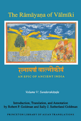 The Rāmāyaṇa of Vālmīki: An Epic of Ancient India, Volume V