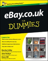 eBay.co.uk For Dummies -  Marsha Collier,  Steve Hill,  Jane Hoskyn