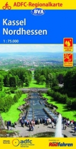 ADFC-Regionalkarte Kassel Nordhessen mit Tagestouren-Vorschlägen, 1:75.000, reiß- und wetterfest, GPS-Tracks Download - 