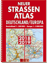 Neuer Straßenatlas Deutschland/Europa 2018/2019