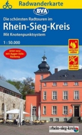 Radwanderkarte BVA Radwandern im Rhein-Sieg-Kreis 1:50.000, reiß- und wetterfest, GPS-Tracks Download - 