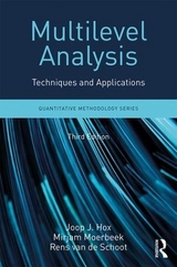 Multilevel Analysis - Hox, Joop; Moerbeek, Mirjam; van de Schoot, Rens