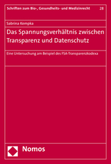 Das Spannungsverhältnis zwischen Transparenz und Datenschutz - Sabrina Kempka