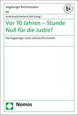 Vor 70 Jahren - Stunde Null für die Justiz? - 