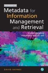 Metadata for Information Management and Retrieval - Haynes, David