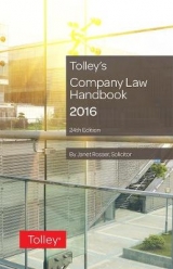 Tolley's Company Law Handbook - Rosser, Janet