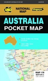 Australia Pocket Map 179 2nd ed - UBD Gregory's