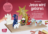 Jesus wird geboren. Erzählschienen-Figurenset - Gabi Scherzer