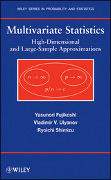 Multivariate Statistics - Yasunori Fujikoshi, Vladimir V. Ulyanov, Ryoichi Shimizu