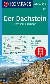 KOMPASS Wanderkarte 031 Der Dachstein, Ramsau, Filzmoos 1:25.000