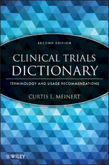 Clinical Trials Dictionary - Curtis L. Meinert