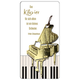 Messing-Lesezeichen »Klavier«