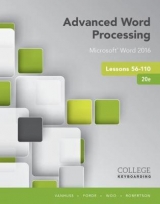 Advanced Word Processing Lessons 56-110 - Vanhuss, Susie; Forde, Connie; Woo, Donna; Robertson, Vicki