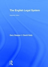 The English Legal System - Kelly, David