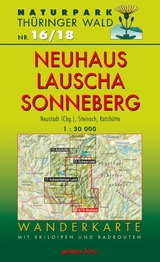 Wanderkarte Neuhaus, Lauscha, Sonneberg - 