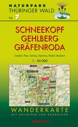 Wanderkarte Schneekopf/Gehlberg und Gräfenroda - 