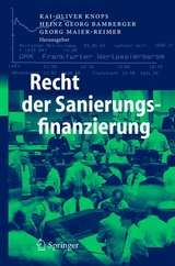 Recht der Sanierungsfinanzierung - 