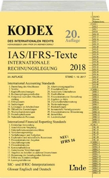 KODEX Internationale Rechnungslegung IAS/IFRS - Texte 2018 - Alfred Wagenhofer