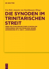 Die Synoden im trinitarischen Streit - 