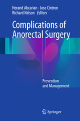 Complications of Anorectal Surgery - 