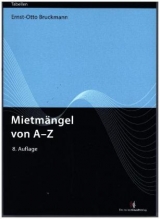 Mietmängel von A-Z - Bruckmann, Ernst-Otto