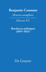 Brochures politiques (1819–1821) - 