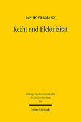 Recht und Elektrizität - Jan Hövermann