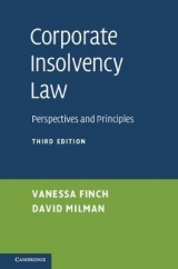 Corporate Insolvency Law - Finch, Vanessa; Milman, David