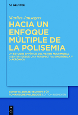 Hacia un enfoque múltiple de la polisemia - Marlies Jansegers