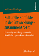 Kulturelle Konflikte in der Entwicklungszusammenarbeit - Judith Von Heusinger