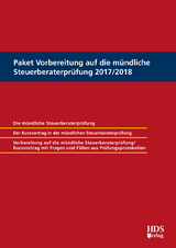 Paket Vorbereitung auf die mündliche Steuerberaterprüfung 2017/2018 - Arno Barzen, Harald Dauber, Christiane Dürr, Günter Endlich, Marcus Ermers, Thomas Fränznick, Uwe Grobshäuser, Felix Hammes, Philipp Hammes, Jörg W. Hellmer, Lukas Hendricks, Kerstin Heyna, Ann-Kathrin Jung, Andre Kaponig, Nicole Lechner, Klaus Pientka, Rolf-Rüdiger Radeisen, Jörg Ramb, Ralf Trabold