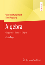 Algebra - Christian Karpfinger, Kurt Meyberg