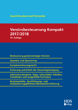 Vereinsbesteuerung Kompakt 2017/2018 - Harald Dauber, Josef Schneider