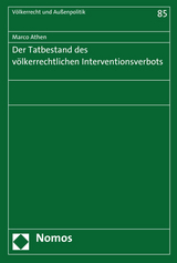 Der Tatbestand des völkerrechtlichen Interventionsverbots - Marco Athen