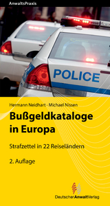 Bußgeldkataloge in Europa - Hermann Neidhart, Michael Nissen